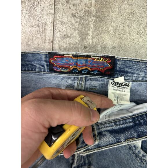 Vintage 90’s JNCO “Glide” Jeans Baggy Size 30x29 Made In USA - Picture 5 of 9